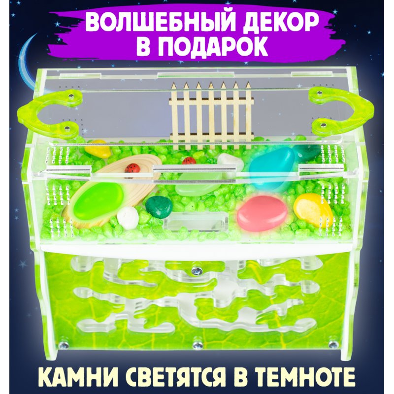 Вертикальный формикарий Вертикаль "Зеленый лист"